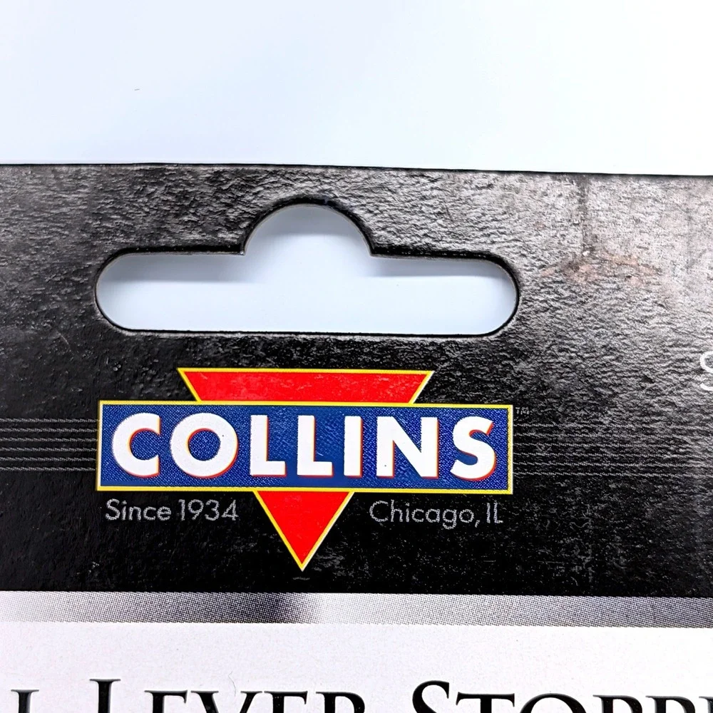 Collins Metal Lever‎ Wine Bottle Stoppers SP-38 Made in Italy Blue White 2 Pack